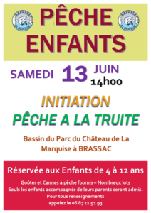 2026-06-13 - Affiche Pêche Enfants - AAPPMA BRASSAC